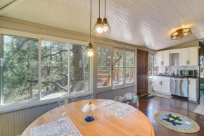 Pine Chateau Guest Cabin with Mtn Views and Sauna!